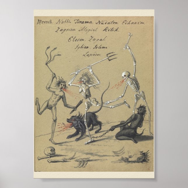 Poster occulte vintage (Devant)