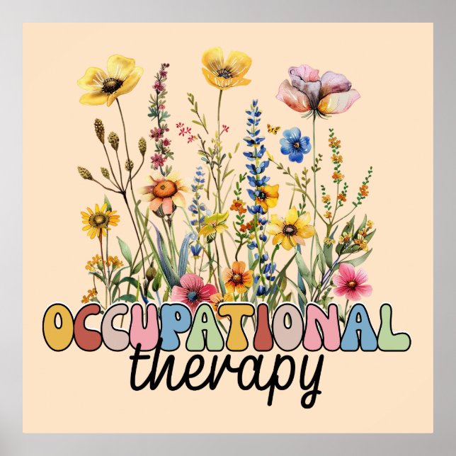 Poster Occupational Therapy COTA Physical Therapist (Devant)