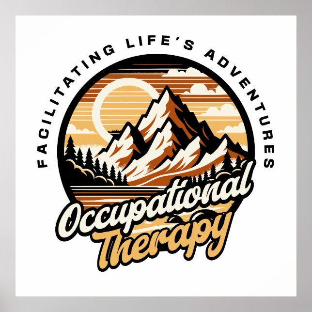 Poster Occupational Therapy Funny  (Devant)