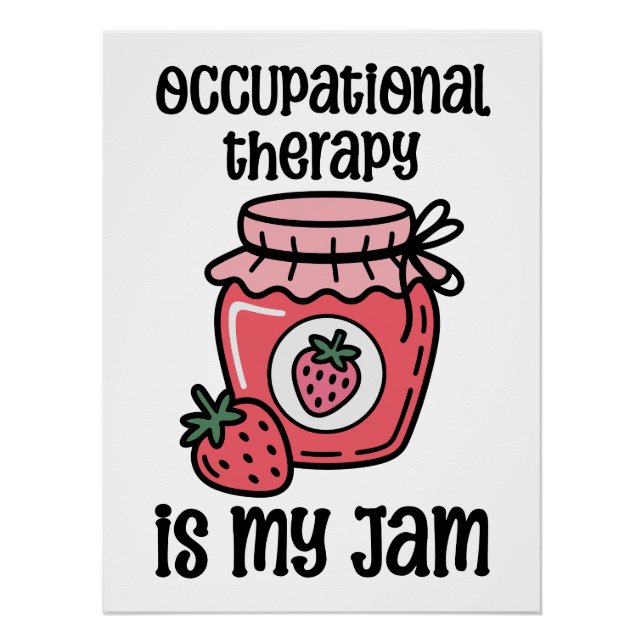 Poster Occupational Therapy Funny Quote (Devant)