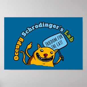 Poster Occupez le laboratoire de Schrodinger