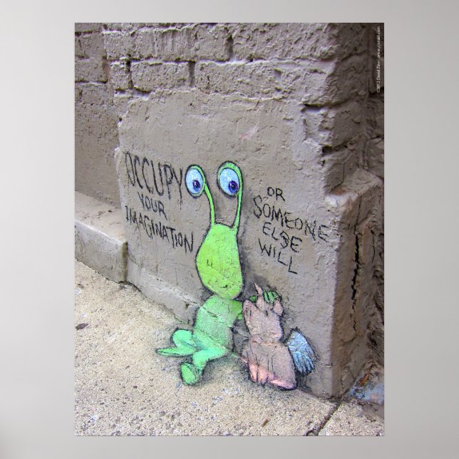 Poster occupez-vous de votre imagination ! (Devant)