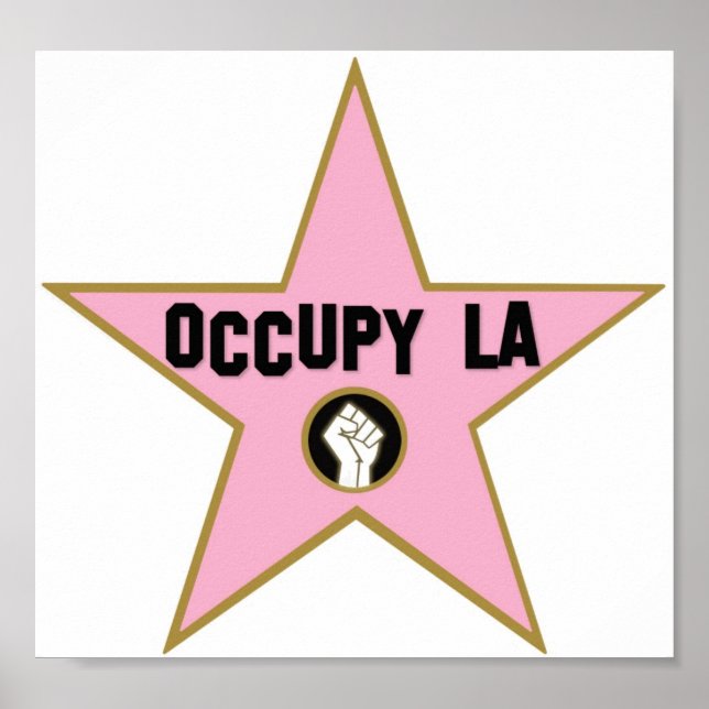 Poster Occupy Los Angeles (Devant)