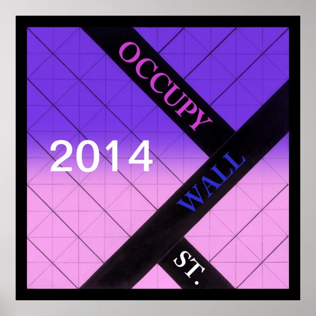 Poster occupy wall street 2014 (Devant)