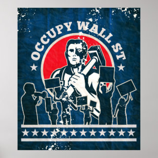 Poster Occupy Wall Street Amérique