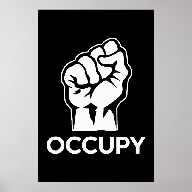 Poster Occupy Wall Street - Nous sommes les 99% (Devant)