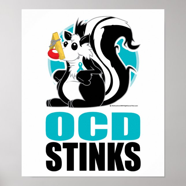 Poster OCD Stinks (Devant)
