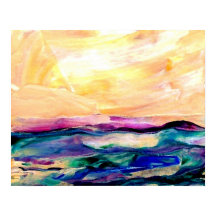 Poster Océan CricketDiane - Soleil