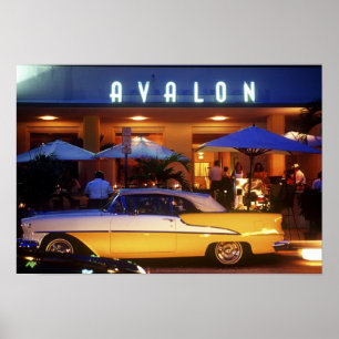 Poster Ocean Drive, South Beach, Miami Beach,