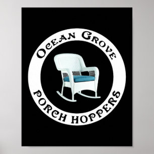 Poster Ocean Grove Nj Rch Hopper Cadeau D'été De Plage Ho