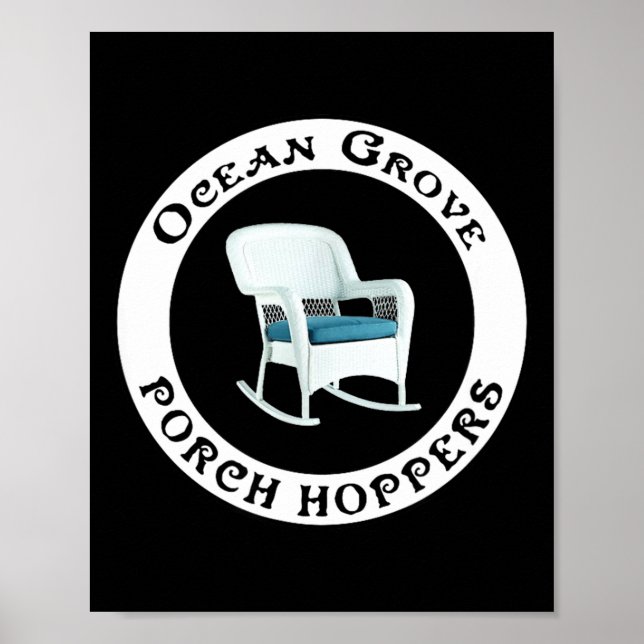 Poster Ocean Grove Nj Rch Hopper Summer Beach Gift Men Wo (Devant)