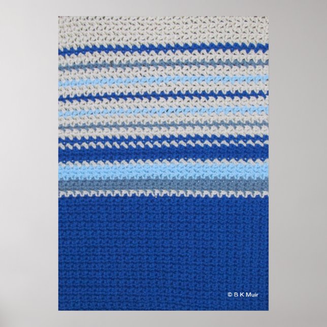 Poster - Ocean Horizon in Crochet (Vorne)