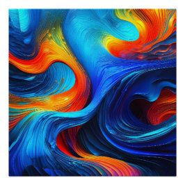 Poster Ocean Lava "Astralsurge"