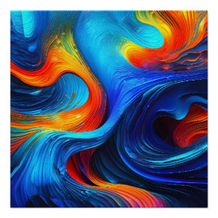 Poster Ocean Lava "Astralsurge"