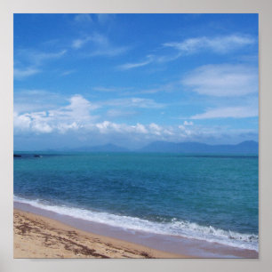 Poster océan, nature, eau, ciel, voyage, plage,