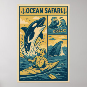 Poster Ocean Safari - Rencontre avec les baleines et band