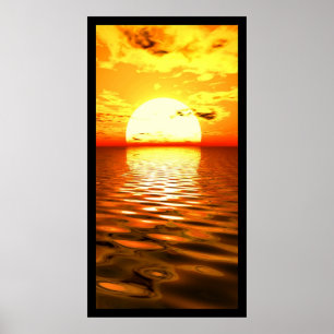 Poster Ocean Sunset