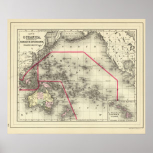 Poster Oceanica, îles de sandwich 2