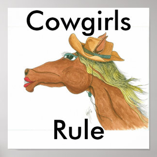 Poster OceTDS189, Cowgirls, Règle