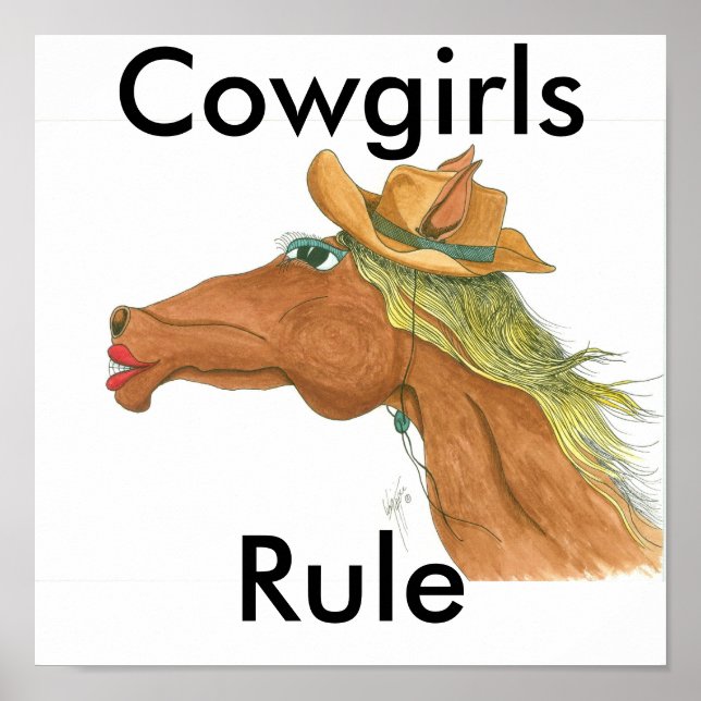 Poster OceTDS189, Cowgirls, Règle (Devant)