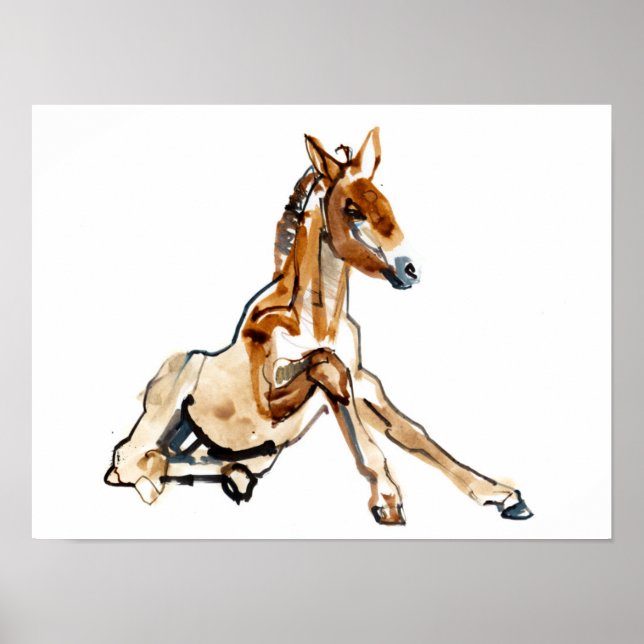 Poster Ochre Foal (Devant)
