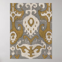 Ochre Ikat II