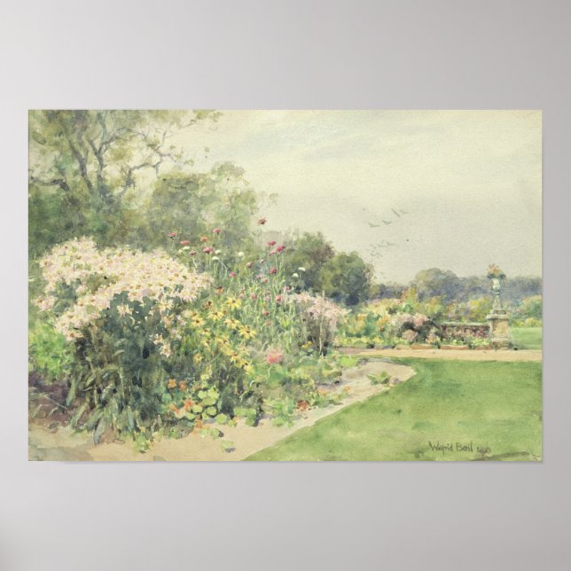 Poster Octobre Fleurs (Devant)