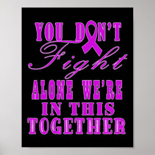 Poster Octobre Nous Portons Une Conscience Rose Du Cancer