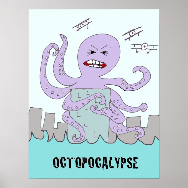 Poster Octopocalypse (Devant)