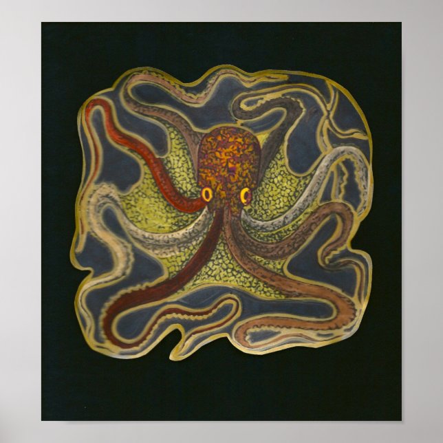 Poster Octopus Friend (Devant)