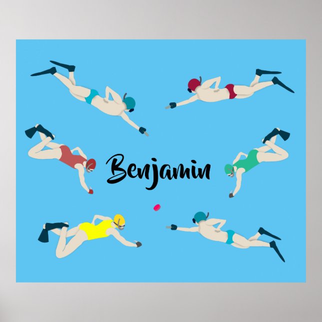 Poster Octopush (Devant)