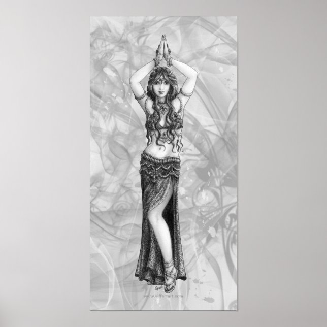Poster Odalisk (Devant)