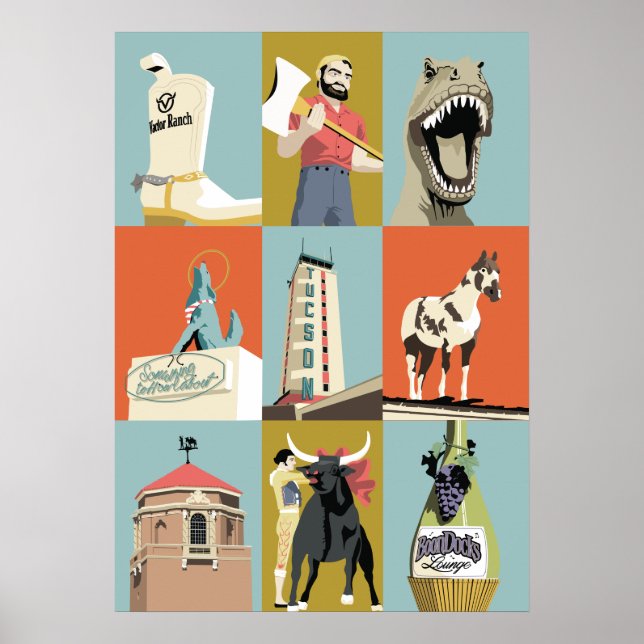 Poster Oddities Tucson 28 po x 20 po (Devant)