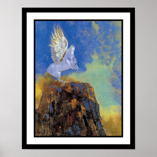 Poster Odilon Redon Pegasus - Mythologie grecque Symbolis
