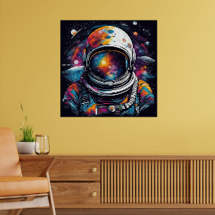 Poster Odyssée cosmique : Explorez l'Univers depuis chez