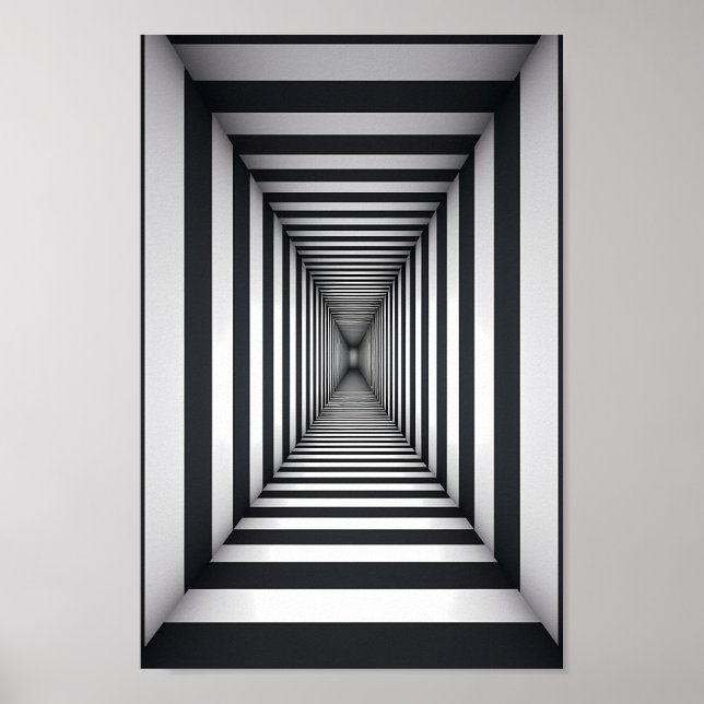 Poster Odyssée monochrome (Devant)