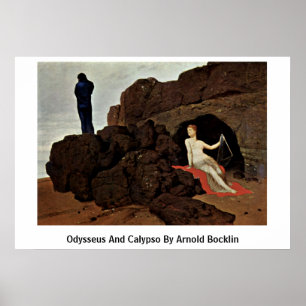 Poster Odysseus Et Calypso Par Arnold Bocklin