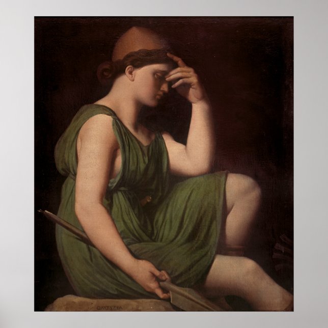 Poster Odysseus, étude pour l'Apothéose de Homer (Devant)