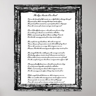 Poster Oeil à l'intérieur de notre âme