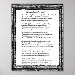 Poster Œil à l'intérieur de notre âme