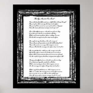 Poster Oeil à l'intérieur de notre âme