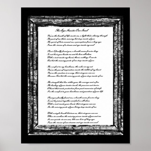 Poster Oeil à l'intérieur de notre âme (Devant)