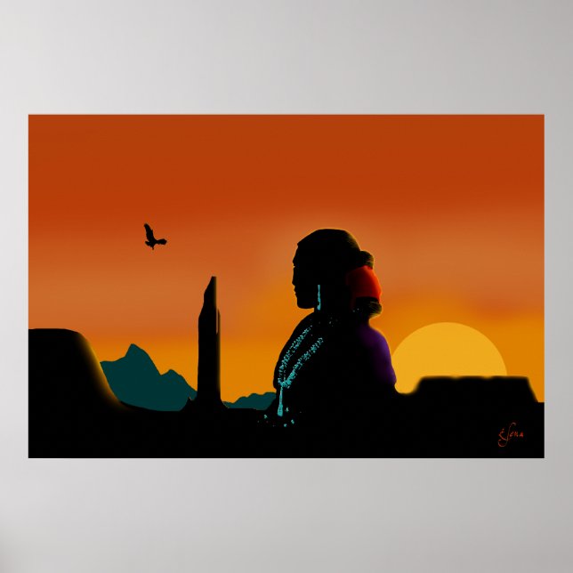 Poster Oeil d'aigle (Devant)