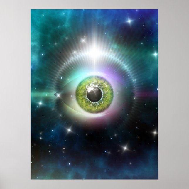 Poster OEil dans l'espace (Devant)