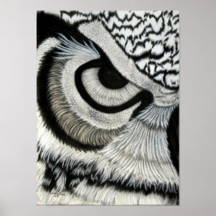 Poster OEil de hibou (à gauche)