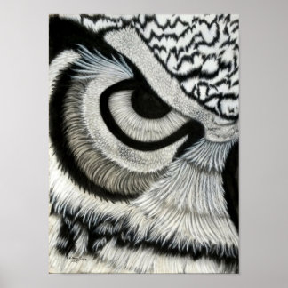 Poster OEil de hibou (à gauche)