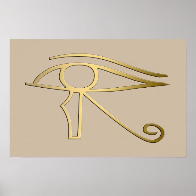 Poster OEil de Horus symbole égyptien (Devant)