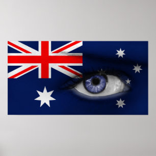Poster Œil de l'Australie