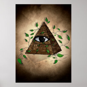 Poster Oeil de pyramide