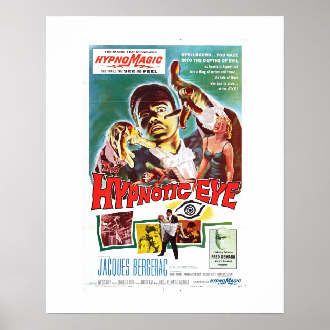 Poster Oeil hypnotique (Devant)